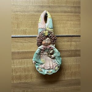1997 YH Patchwork Doll Spoon Rest